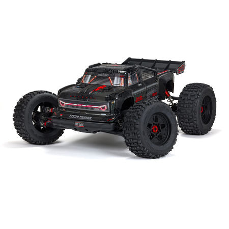 ARA5810V2T1  1/5 OUTCAST 4X4 8S BLX EXB Brushless Stunt Truck RTR, Black (only sold in store)
