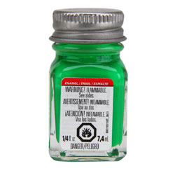 1/4 OZ ENAMEL GREEN FLUO. (Part # TES1174TT