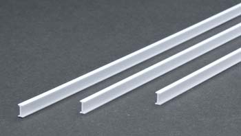 EVERGREEN STYRENE I-BEAM 1/4 (Part # EVG277)
