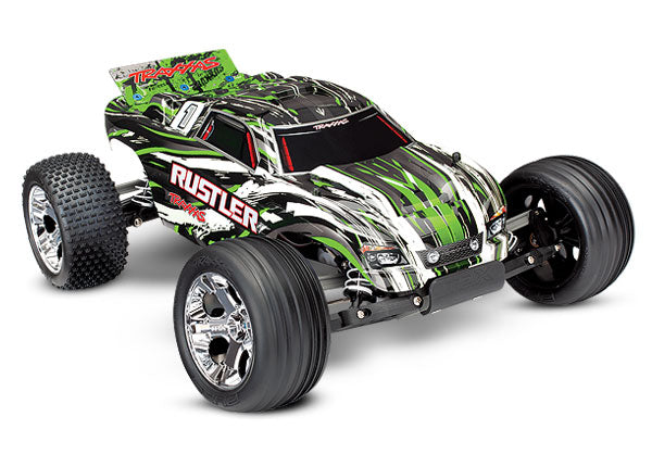 TRA37054-1 GREEN __Rustler Stadium Truck RTR ,TQ 2.4 GHz