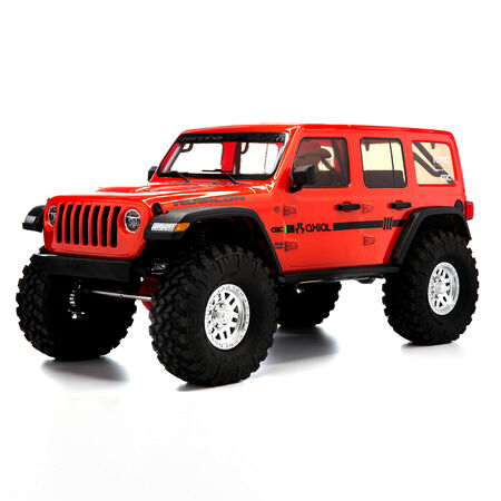 AXI03003T SCX10III Jeep JLU Wrangler w/Portals,Org:1/10RTR(Available in Orange or Gray)