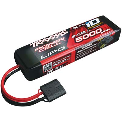 TRA2872X 25C 11.1V 5000mAh Lipo , w/TRA ID (PART# TRA2872X)