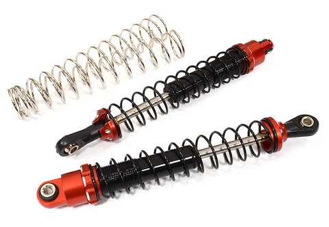 C29044RED  Billet Machined Shock Set (2) for 1/10 Scale Off-Road R/C (L=110mm)