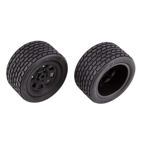 ASC71195 R10 Rear Wheels with Street Stock Tires, mounted
