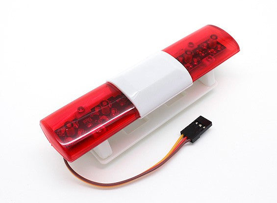 Police Car LED Lighting System Oval Style (RED) (PART# 50509)
