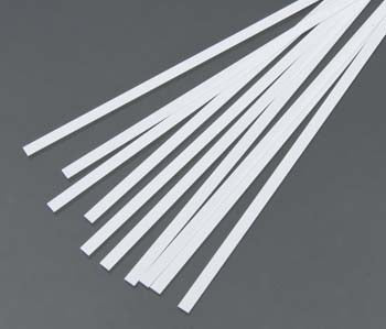 EVG107 EVERGREEN STYRENE STRIPS .010x.156" (10)