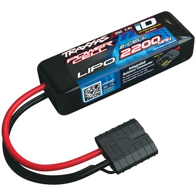 ID Power Cell 25C 7.4V 2200mAh Lipo Battery (Part # TRA2820X)