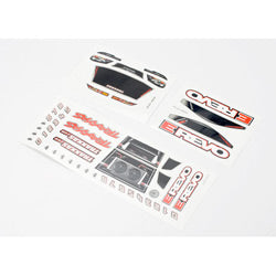 DECAL SHEETS 1/16 E-REVO (Part # TRA7114)
