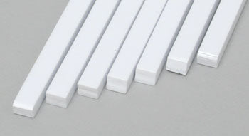 EVG176 EVERGREEN STYRENE STRIPS .100x.125" (7)