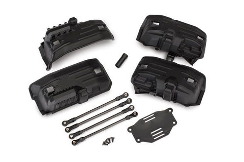 TRA8058  Chassis conversion kit, TRX-4® (long to short wheelbase) (includes rear upper & lower suspension links, front & rear inner fenders, short female half shaft, battery tray, 3x8mm FCS (4))