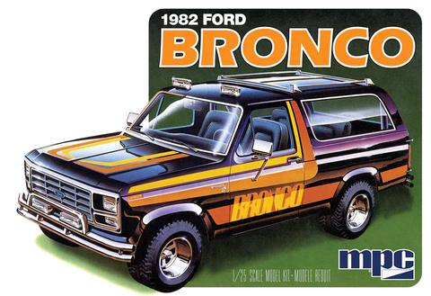 MPC991  1:25 Scale 1982 Ford Bronco Plastic Model Kit
