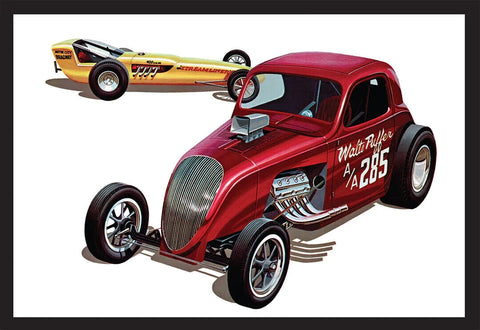 AMT1380 1/25 FIAT DOUBLE DRAGSTER MODEL KIT