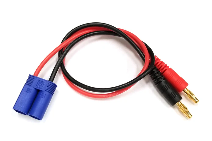 RCE1617  Charge Adapter: EC5 Device to Male 4mm Bullets- 300mm Wire