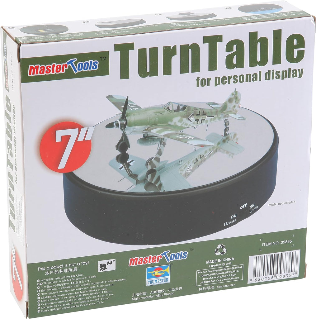 TSM9835  7-1/4" B/O Mirrored Turntable