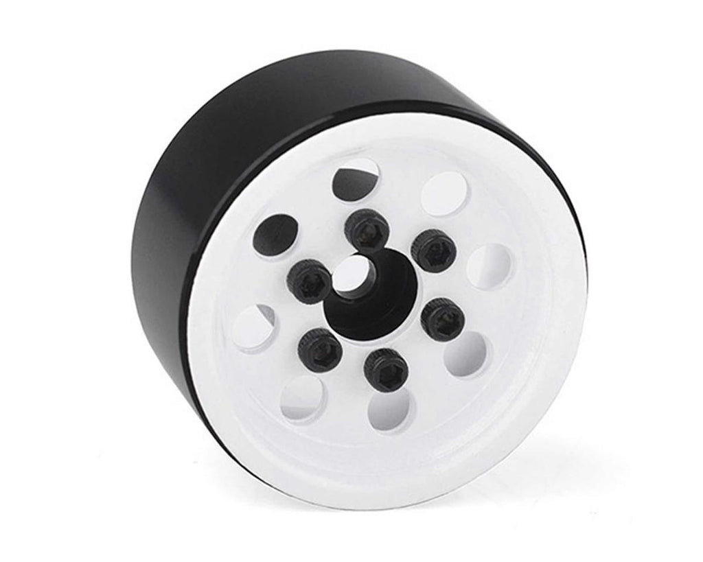 RC4ZW0357  RC4WD Stamped Steel 1.0" Pro8 Beadlock Wheels (White) (4)