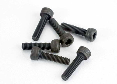 TRA2584  Cap-Head Machine Screws 3x12 mm (6)