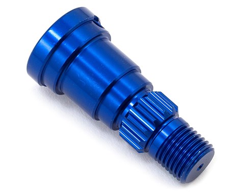 TRA7768 Stub axle, aluminum (blue-anodized) (1) (use only with #7750X driveshaft)