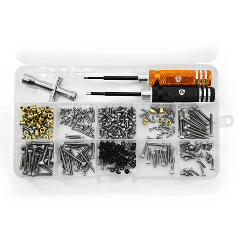 PHBTRX635  Powerhobby Screw Box Set w Tools + Box 289pcs FOR Traxxas TRX-4M