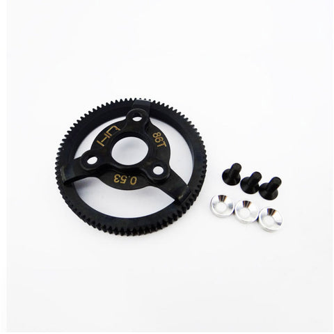 HRASTE886  Hot Racing Hardened Steel 86T Spur Gear, 48 Pitch: Traxxas Bandit, Rustler, Slash, Stampede