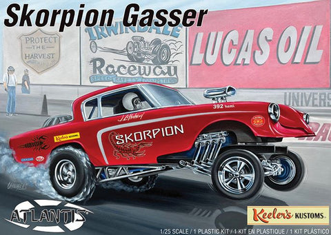 AAN-13102  1/25 Keeler's Kustoms Skorpion Gasser Car Model Kit