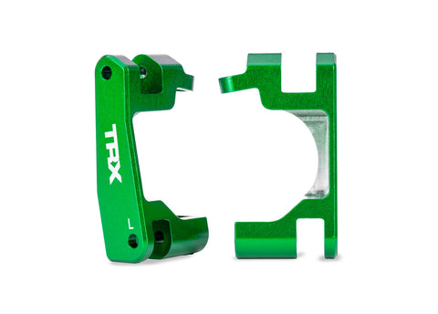 TRA9063-GRN   Green Aluminum Caster Blocks (L&R)