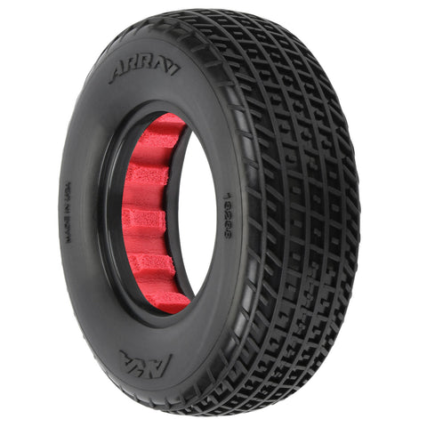 AKA13238QR  1/10 Array SSLW 2WD Front 1.7"/2.2" Dirt Oval Tires (2)