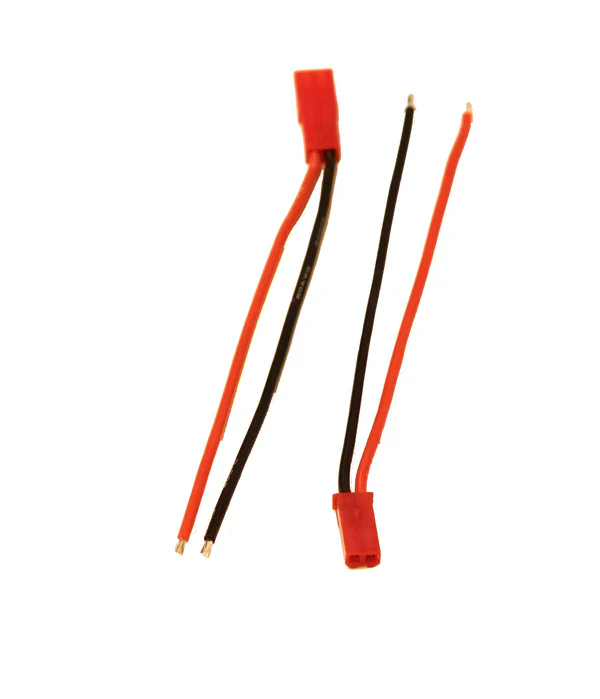 RCE1631  JST M/F connector with 100mm wire (pr.)