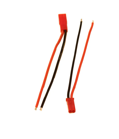 RCE1631  JST M/F connector with 100mm wire (pr.)