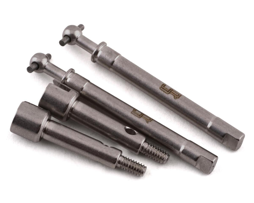 YEA-AXSC-043  Yeah Racing SCX24 Steel Front Driveshafts