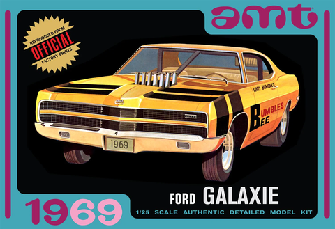 AMT1373 AMT 1/24 1969 Ford Galaxie Hard Top Model Kit