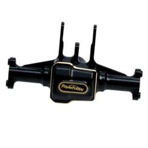 PHB5585  Powerhobby  Brass Front Axle Housing, Black, for Traxxas TRX-4M