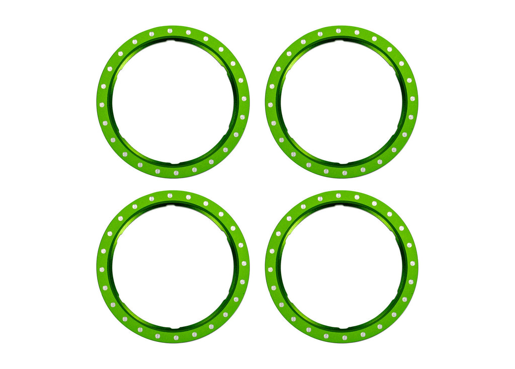 TRA10276-GRN    BEADLOCK RINGS ALUM GRN MACH