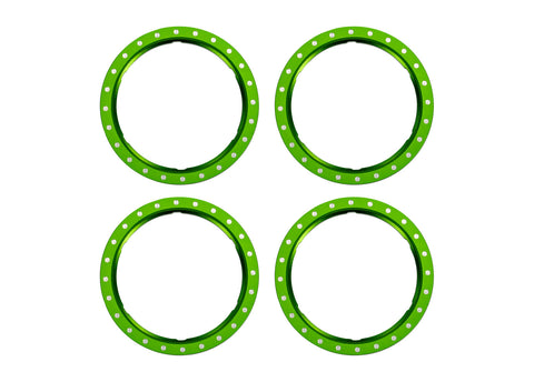 TRA10276-GRN    BEADLOCK RINGS ALUM GRN MACH