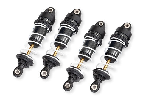 TRA10765-GRAY  SHOCKS GTR LONG W/SPRINGS  (GRAY) (MINI-MAXX)