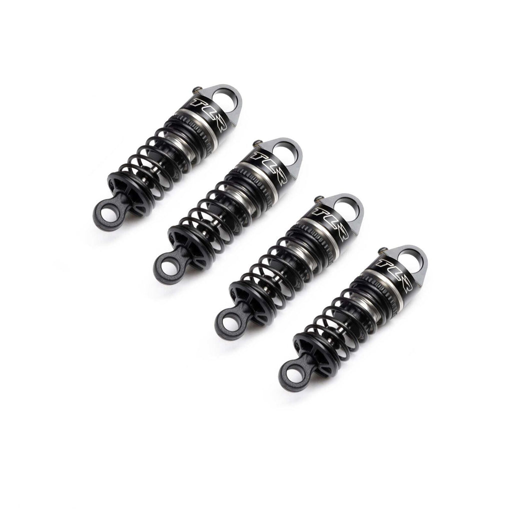 LOS-1931   Aluminum Shock Set, On-Road, Assembled (4): GROM