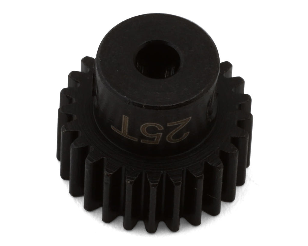 HRACSG1825   Hot Racing 48P Hardened Steel Pinion Gear (1/8 Bore) (25T)