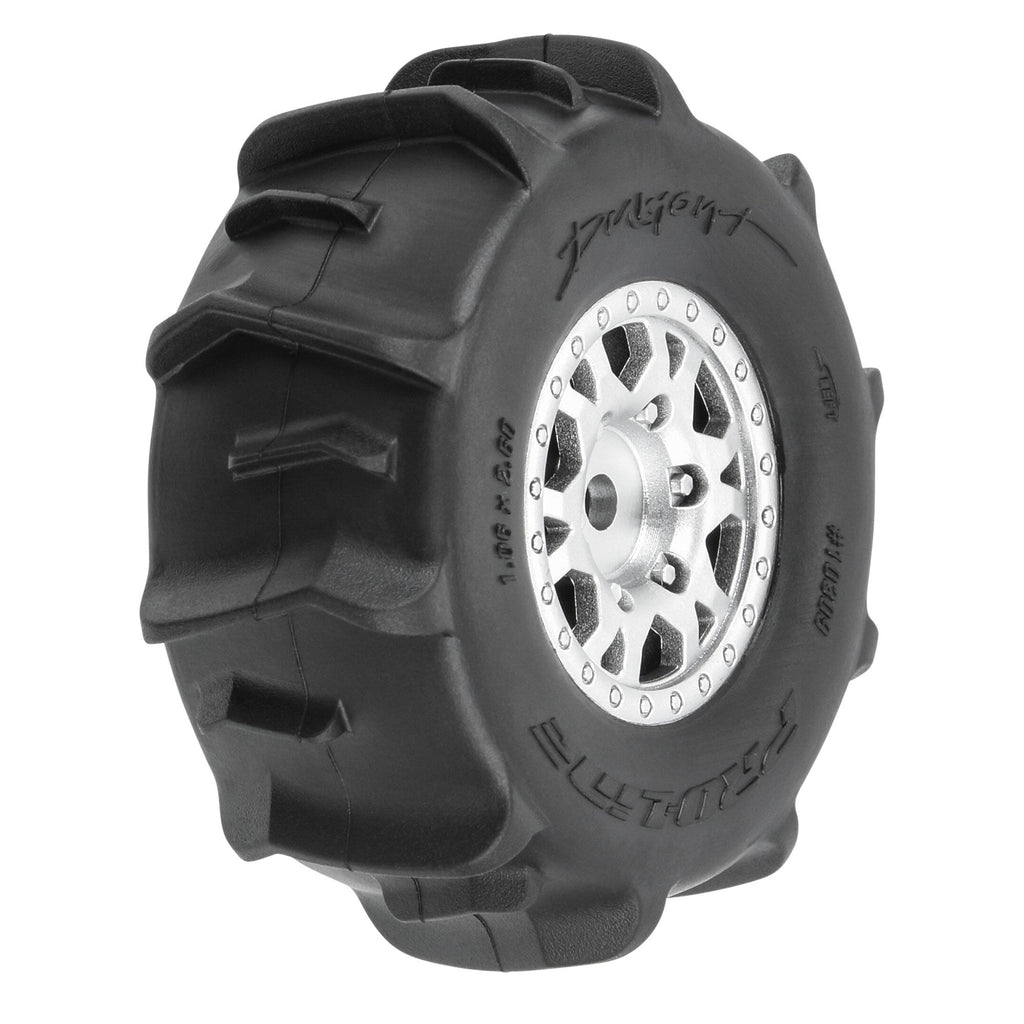 PRO1030910   1/16 Dumont F/R Tires MTD 12mm Black Impulse (4): Mojave GROM