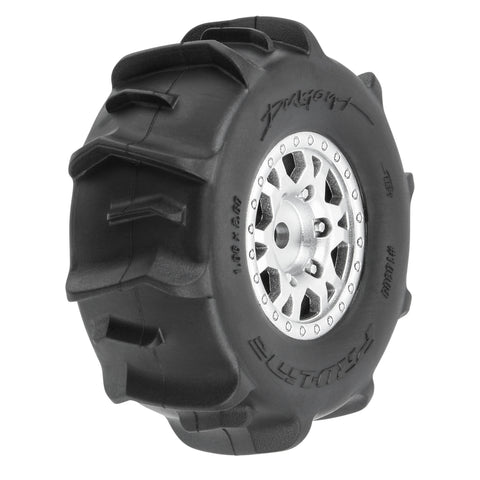 PRO1030910   1/16 Dumont F/R Tires MTD 12mm Black Impulse (4): Mojave GROM