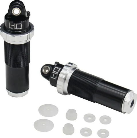 HRAATF155AF08   Hot Racing - Aluminum Threaded Front Bleeder Shock Bodies, for 1/10 Arrma 4X4 Mega and 3S BLX