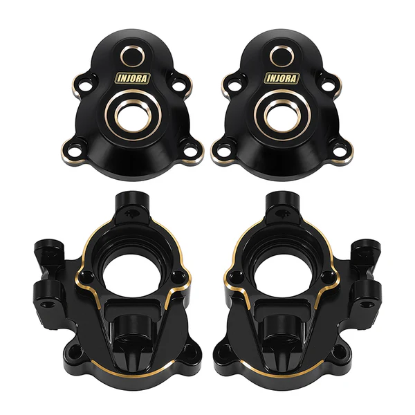 ASC18-27-28   INJORA Brass Steering Knuckles for 1/18 Redcat Ascent-18 APEX Scout II Brushless