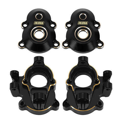 ASC18-27-28   INJORA Brass Steering Knuckles for 1/18 Redcat Ascent-18 APEX Scout II Brushless