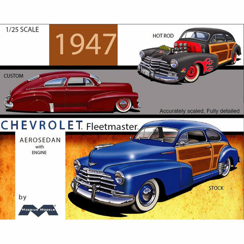 MOE-2301   1/25 1947 Chevy Aerosedan Model Kit