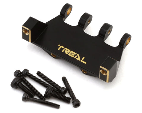 TLHTSCX24-183  Treal Hobby Axial SCX24 Brass Servo Mount (Black)