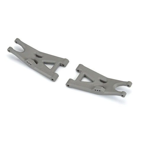 PRO639905  Bash Armor Front Suspension Arms (Stone Gray) for ARRMA 3S Vehicles