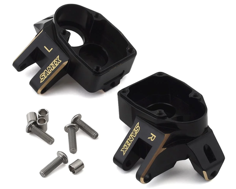 SAMSCX3-4412  Samix SCX10 III/Capra Brass Heavy Duty Steering Knuckle