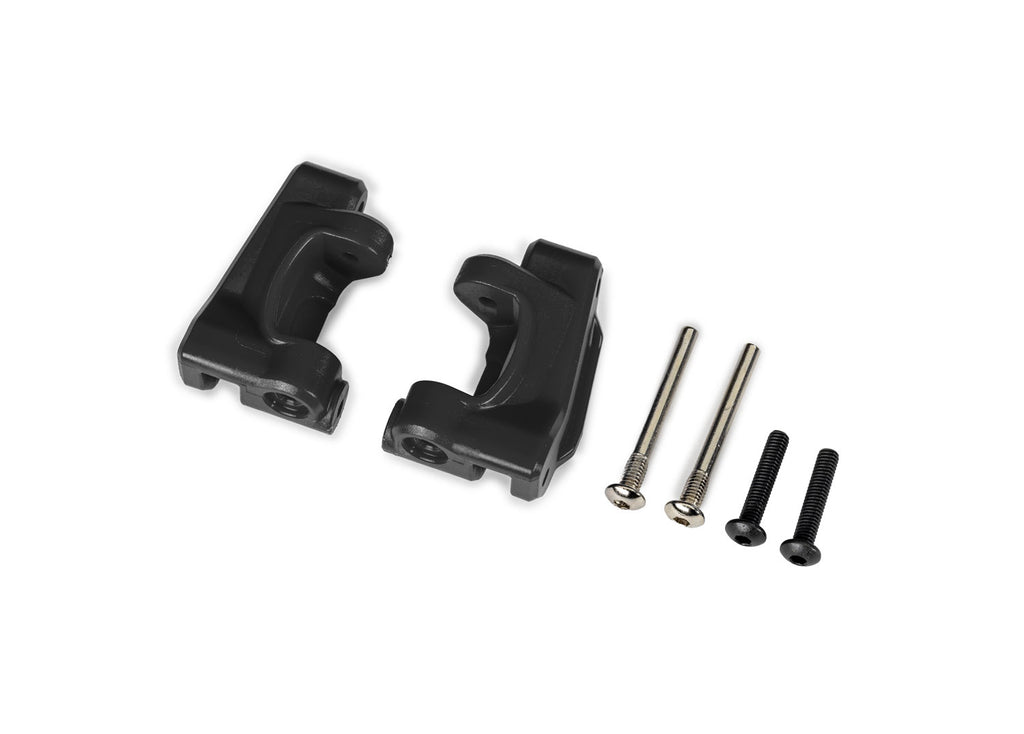 TRA9136  CASTER BLOCKS BLACK L&R
