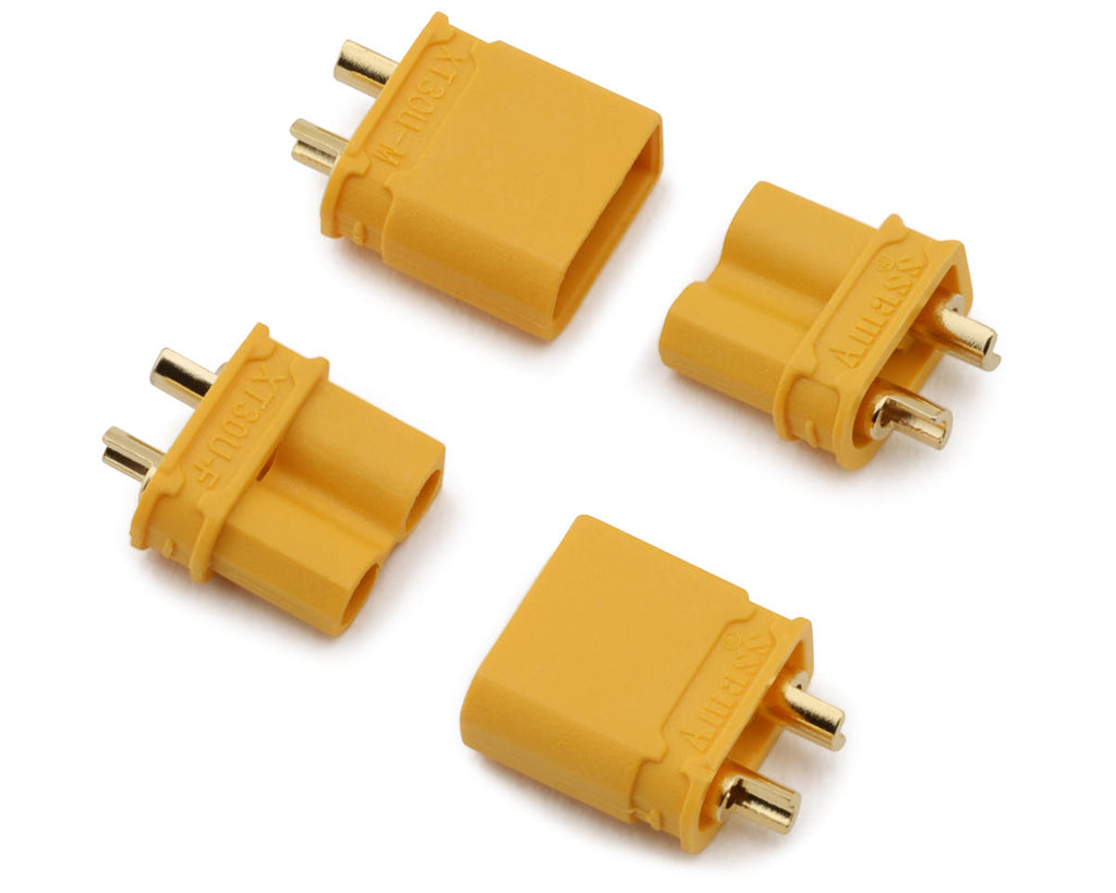 YEA-WPT-0153  Yeah Racing XT30 Connectors (2 Male/2 Female)