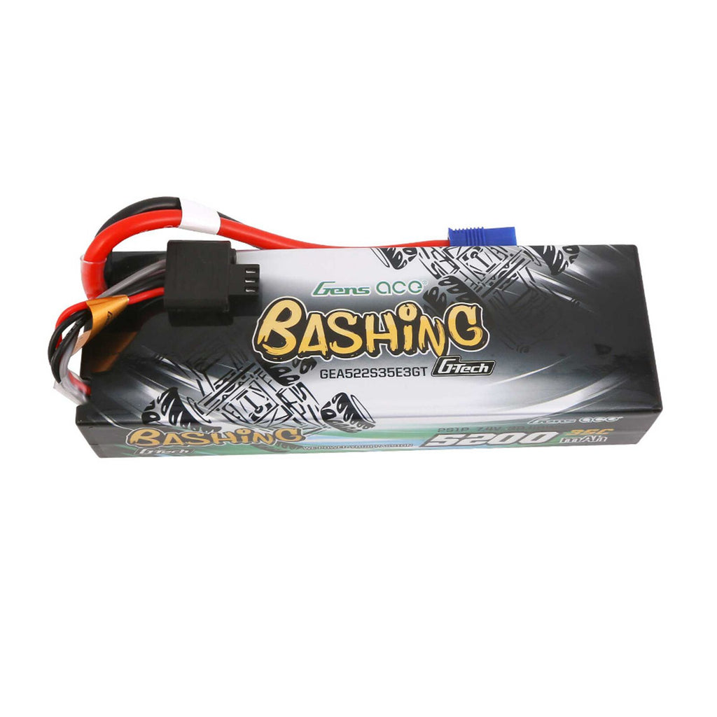 GEA522S35E3GT   7.4V 5200mAh 2S 35C G-Tech Smart Bashing Hardcase LiPo Battery: EC3