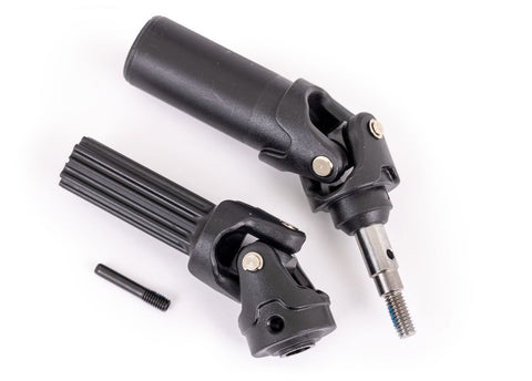 TRA9051 Driveshaft assembly, front, extreme heavy duty with 6mm axle (1)/ screw pin (1) (left or right) (fully assembled, ready to install) (for use with #9080 upgrade kit)