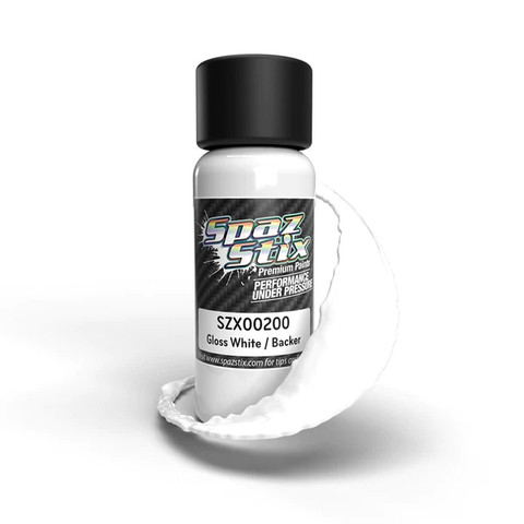 SZX00200  SOLID WHITE / BACKER AIRBRUSH PAINT 2OZ